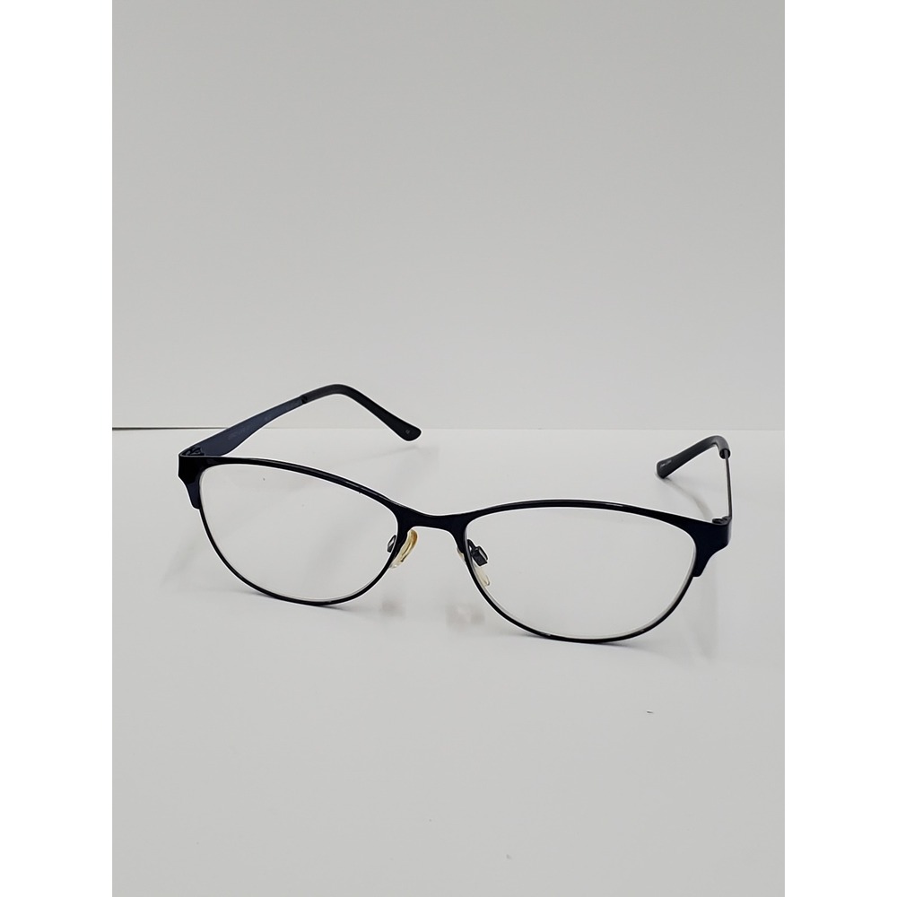 Legacy Lane 45 Blue Cat Eye Eyeglasses Frames 53-15-135 Metal Full Rim